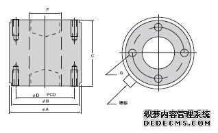 日本NTS  LRM-2KN稱重傳感器產品尺寸